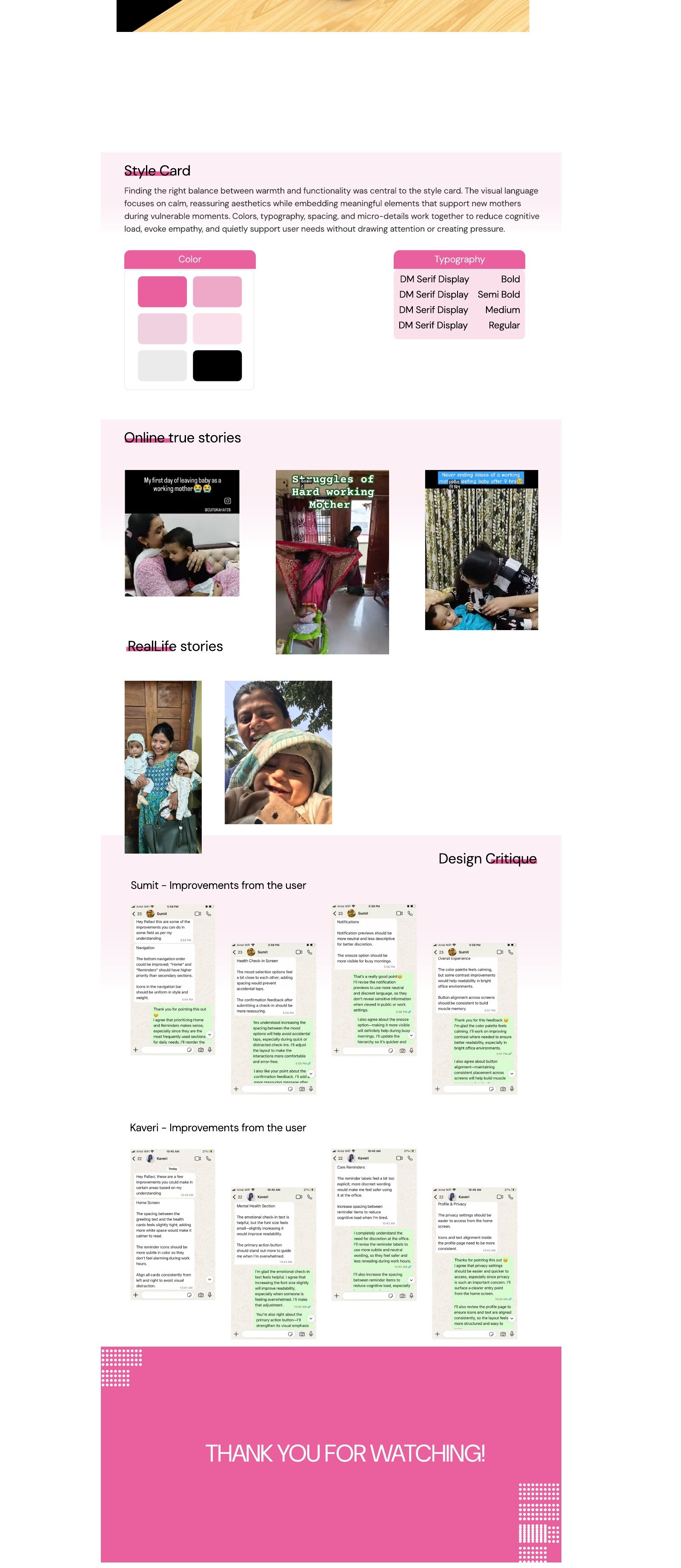 MomSpace case-study walkthrough, part 4